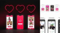 7361+ Tinder Mockup Free High-End PSD Download