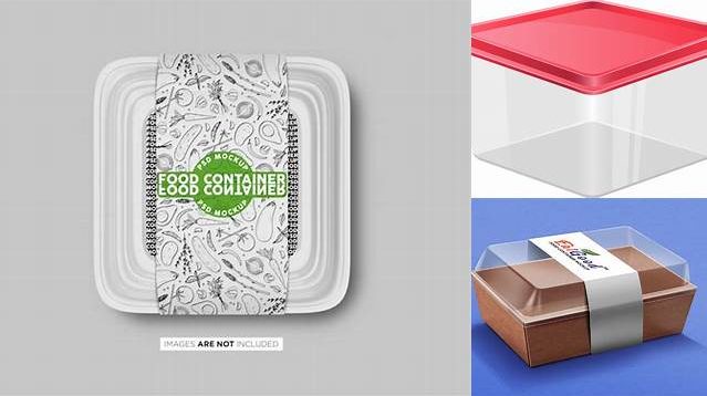 7366+ Plastic Container With Paper Label Premium Free Graphic Resource