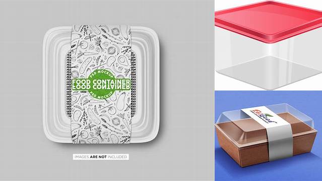 7366+ Plastic Container With Paper Label Premium Free Graphic Resource