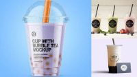 7376+ Boba Tea Mockup Free Easy Editable