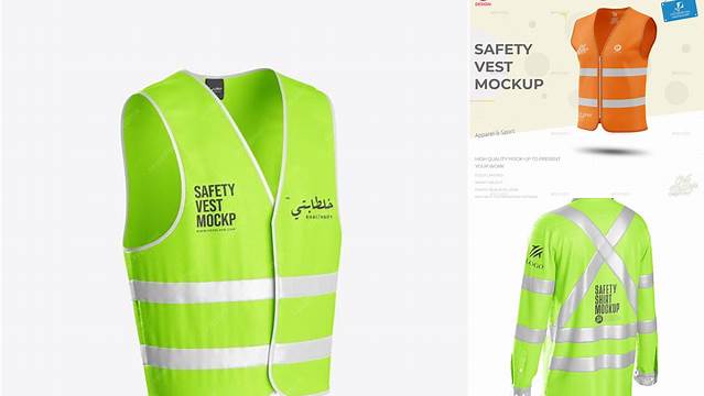 738+ Safety Vest Mockup Psd Free Free PSD