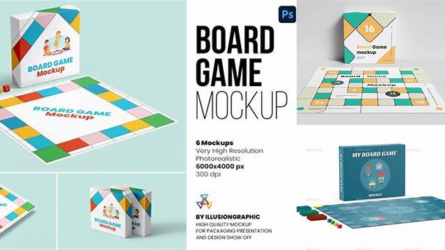 7385+ Board Game Mockup Psd Free Fully Layered Photoshop Freebie