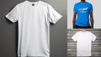 7387+ Men's T-Shirt Front View Customizable Design Files