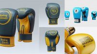 7393+ Boxing Glove PSD Mockup Back View Download Free PSD