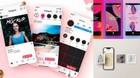 7395+ Instagram Mockup Generator Free PSD