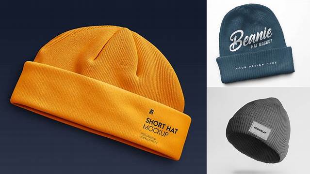 7396+ Beanie Mockup Free Stylish Free PSD