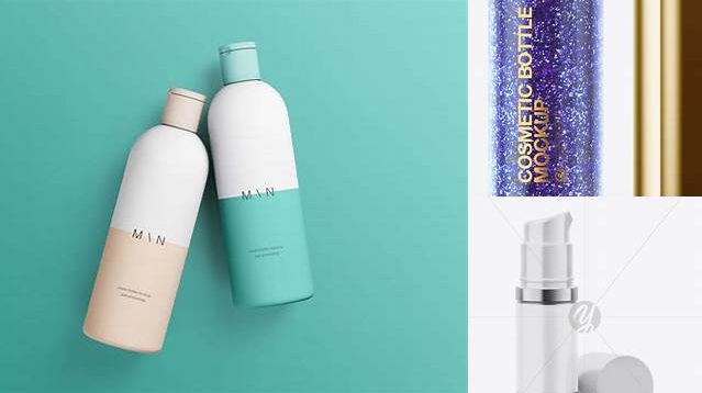 7399+ Opened Cosmetic Glossy Bottle PSD Mockup Exclusive Free Creative Resource