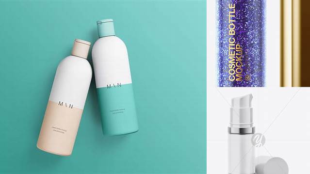 7399+ Opened Cosmetic Glossy Bottle PSD Mockup Exclusive Free Creative Resource