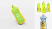 7400+ 1L Dishwashing Liquid Bottle PSD Mockup Free Premium Photoshop Template Download