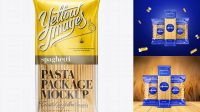 7401+ Spaghetti Pasta Bag PSD Mockup High-Quality PSD Files