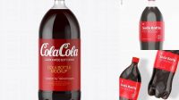 7402+ 2L Cola Bottle PSD Mockup Premium Mockup Freebie