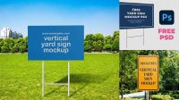 7405+ Yard Sign Mockup Free Download Modern PSD Templates