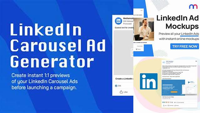 7410+ Linkedin Ad Mockup Generator Layered PSD File