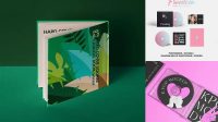 7418+ Kpop Album Mockup Free Customizable Design Files