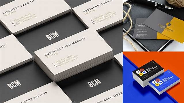 7419+ Matte Gift Business Cards PSD Mockup Free Creative Design