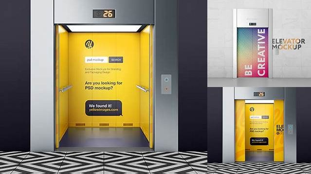 742+ Elevator Mockup Psd Free Download Modern PSD Templates