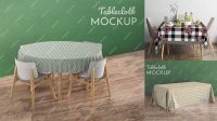 742+ Tablecloth Mockup Free Psd Smart PNG Image