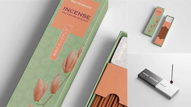 7425+ Incense Sticks Box Mockup Free Download Digital Download