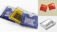 7426+ Closed Box with Sachets PSD Mockup Elegant High-Resolution Design File