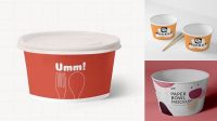 743+ Paper Bowl Mockup Free Download Include TIFF