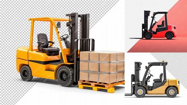 7434+ Forklift Mockup Best for Showcase