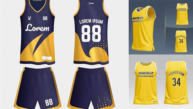 7434+ Women’s Basketball Jersey PSD Mockup Side View Free Downloadable Graphic Resource