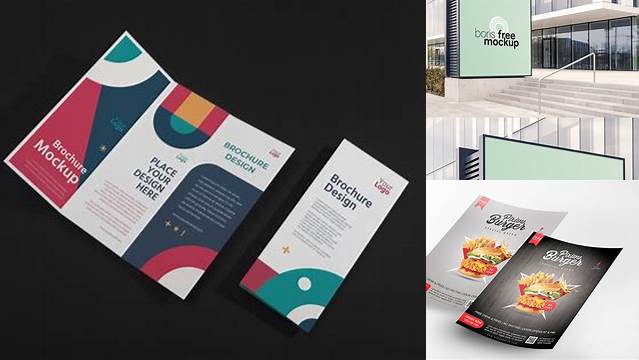 7435+ Mockup Pamflet Free Graphic Mockup PSD