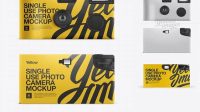 7448+ Disposable Camera PSD Mockup Back View Versatile Photoshop File