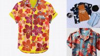 7450+ Hawaiian Shirt Mockup Free Editable PSD