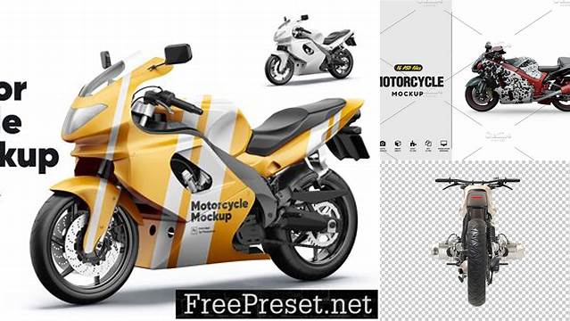 7451+ Motorcycle Mockup Psd Free Digital Download