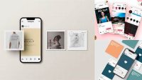 7454+ Instagram Mockup Psd Smart Object Free Photoshop File