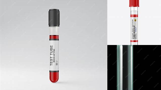 7457+ Test Tube Mockup Custom Graphic Mockup File