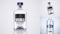 7461+ Vodka Bottle Mockup Free PSD File Download