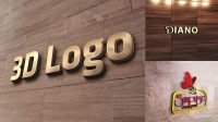 7466+ 3d Wall Logo Mockup 2 Free PSD