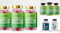 7466+ Gummy Bottle Mockup Smart PNG Image