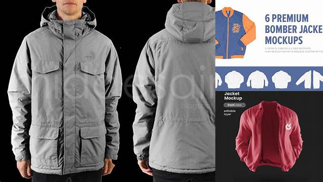 7467+ Mockup Jaket Parasut Psd Hight Resolution