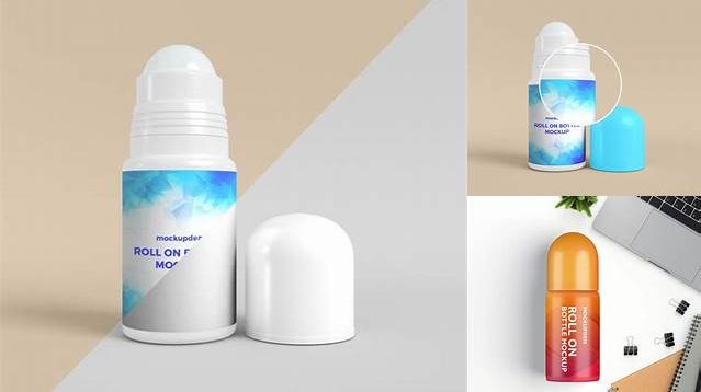 7467+ Roll On Bottle Mockup Free Best for Showcase