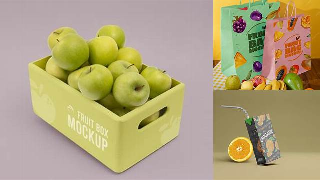 7468+ Fruit Packaging Mockup Download Free