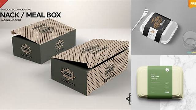 747+ Food Box Mockup Free Psd Best for Showcase