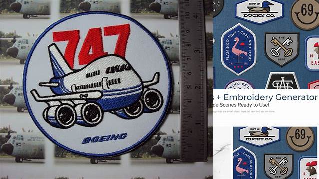 747+ Patch Mockups + Embroidery Generator Digital Download