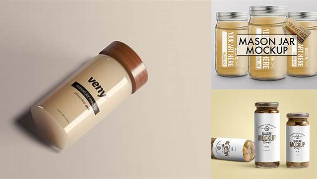 747+ Wooden Tea Jar PSD Mockup High-End Creative PSD Template