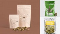 7472+ Weed Bag Mockup Digital Download