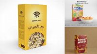 7478+ Cereal Box Template Psd Smart Layer PSD