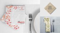 7480+ 2 Napkin Boxes PSD Mockup Custom Mockup PSD for Free