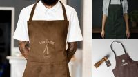 7487+ Leather Apron Mockup High-Resolution Editable PSD