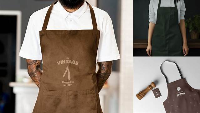 7487+ Leather Apron Mockup High-Resolution Editable PSD