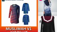 7488+ Mockup Baju Muslimah Creative Design Mockup