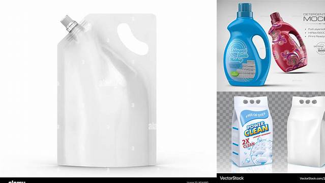 7490+ Detergent Pouch Mockup Digital Download