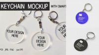 7492+ Acrylic Keychain Mockup Free Digital Download