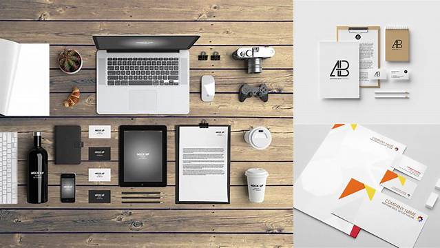 7494+ Kurumsal Kimlik Mockup Elegant and Stylish Free PSD